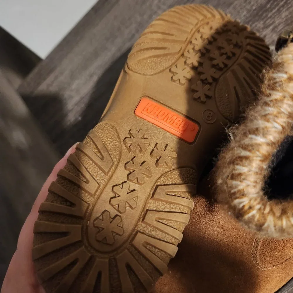 Women's Tan Khombu Boots - Picture 3 of 3